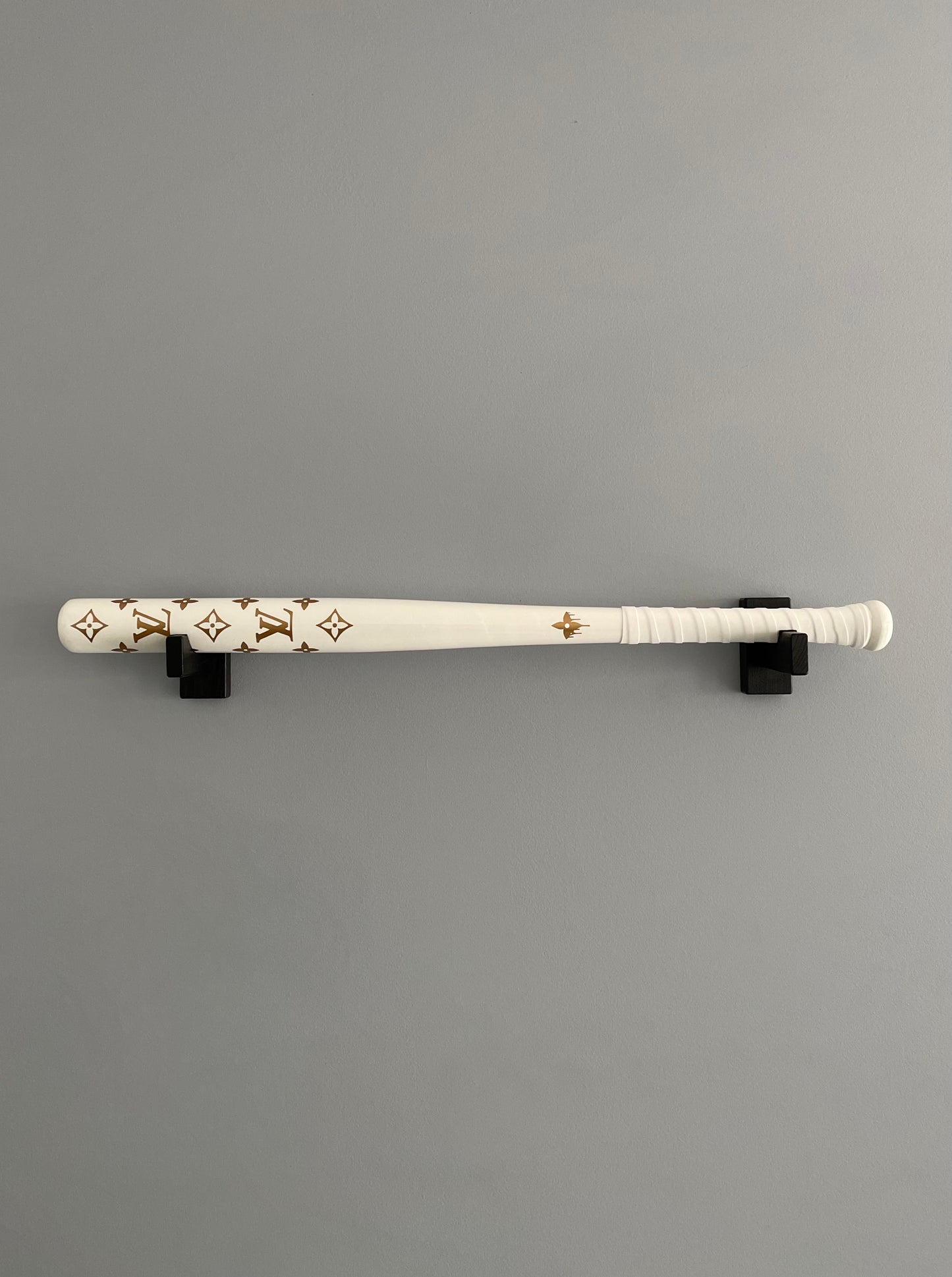 Baseball Bat Louis Vuitton | Black White Gold Edition