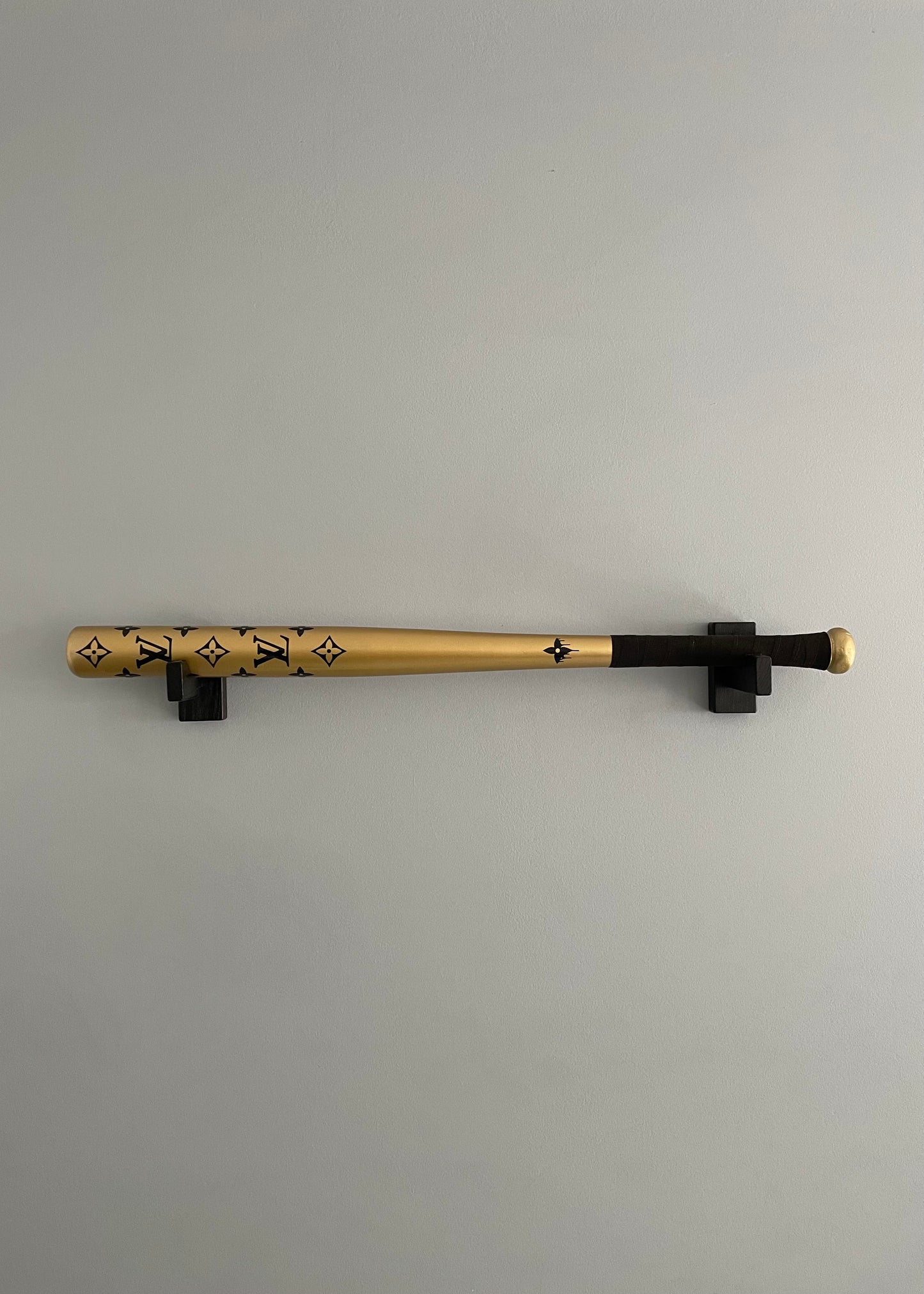 Baseball Bat Louis Vuitton | Black White Gold Edition